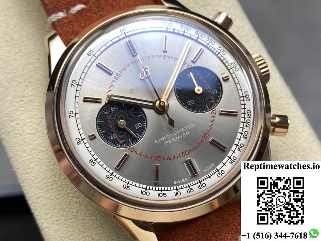 Breitling Premier RB0118A31B1X1 BLS factory chronograph function