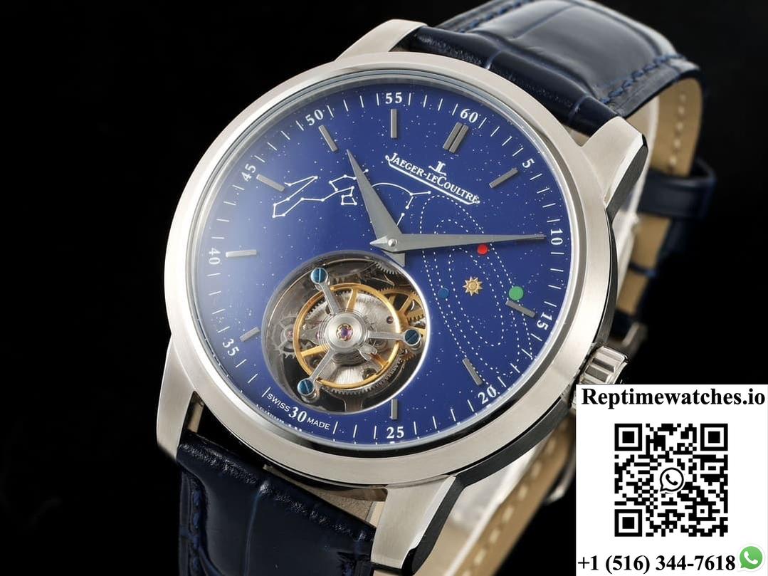 Jaeger-Lecoultre Master 16634E1 Rms Factory Tourbillon Bar Hour Markers-Rep Time Watches