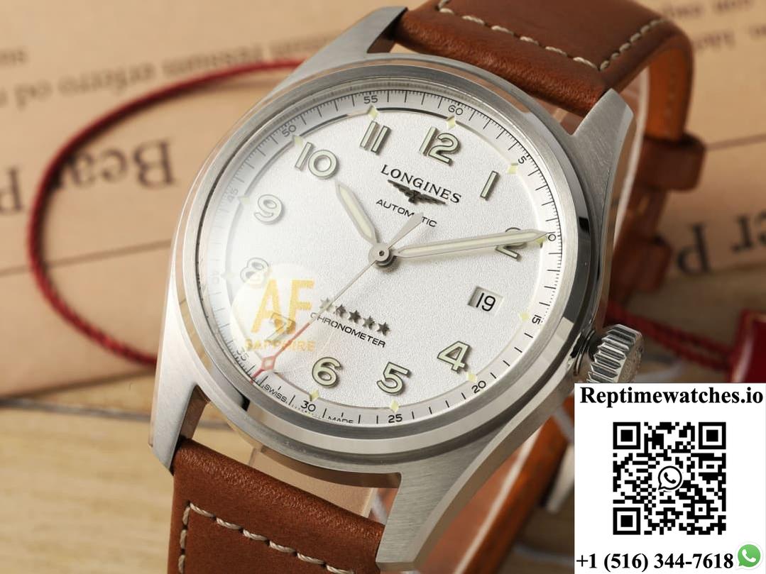 Longines Spirit L3.811.4.73.2 AF factory leather strap
