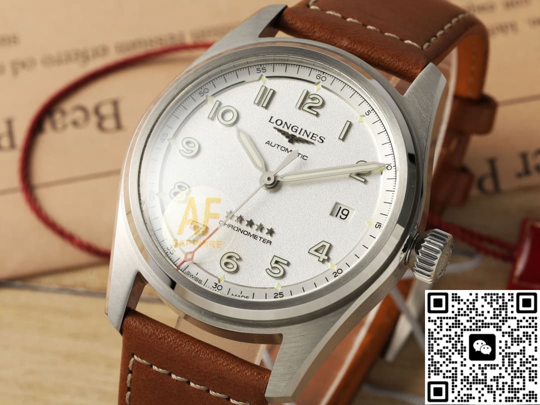 Longines Spirit L3.811.4.73.2 AF factory leather strap
