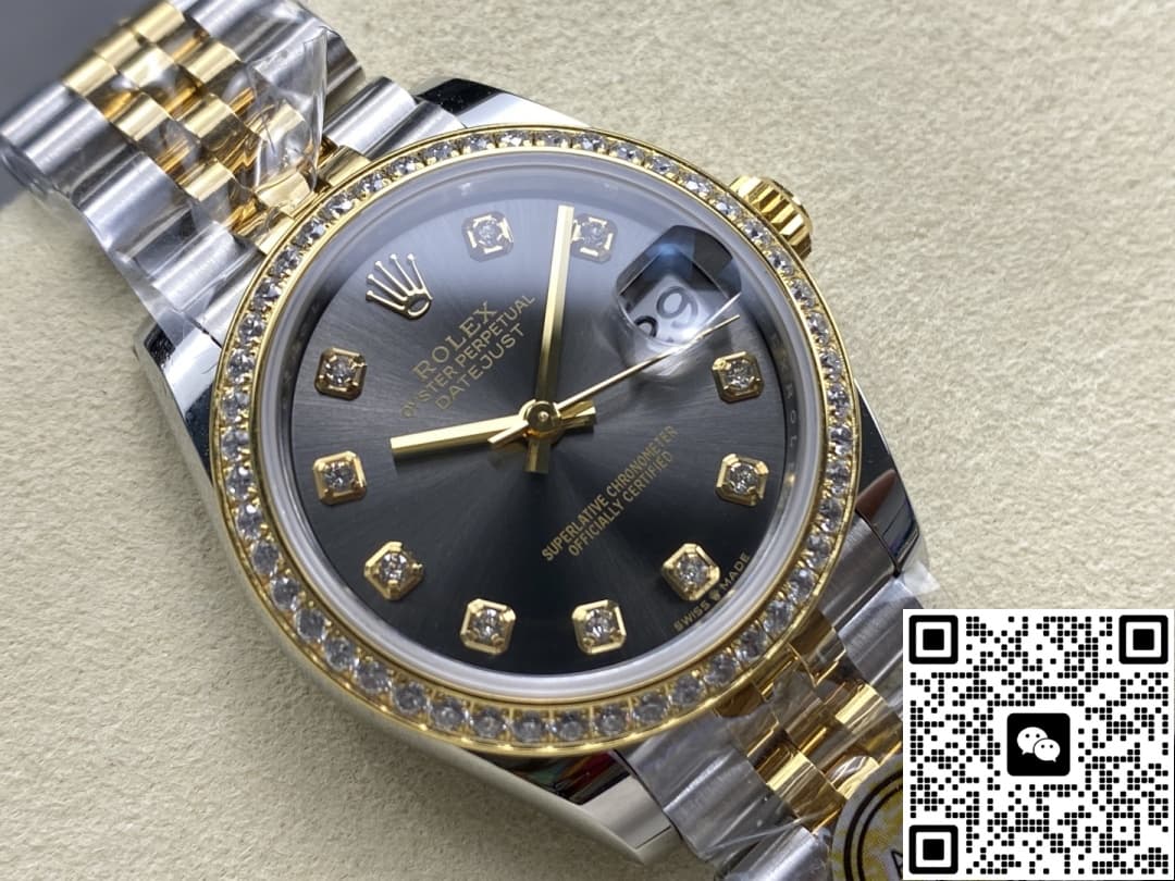 Rolex Datejust M278383RBR-0022 AR Factory Diamond Hour Markers