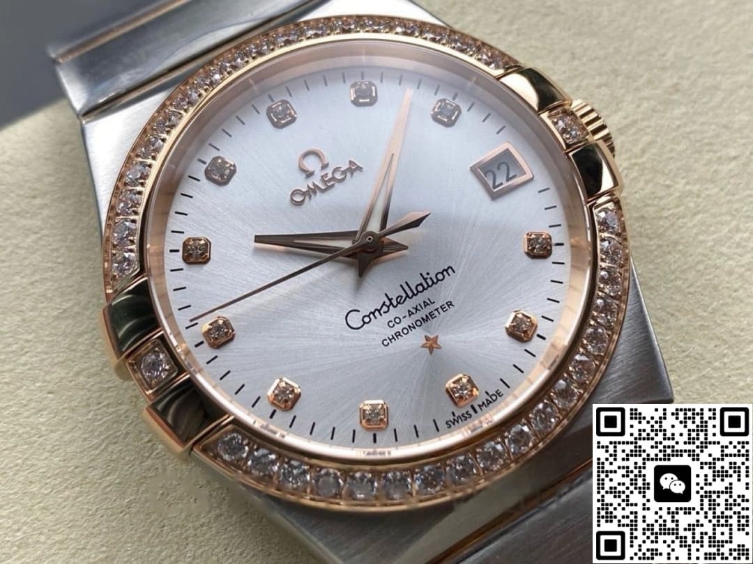 Omega Constellation 123.25.38.21.52.001 M+ Factory Silver-white Dial