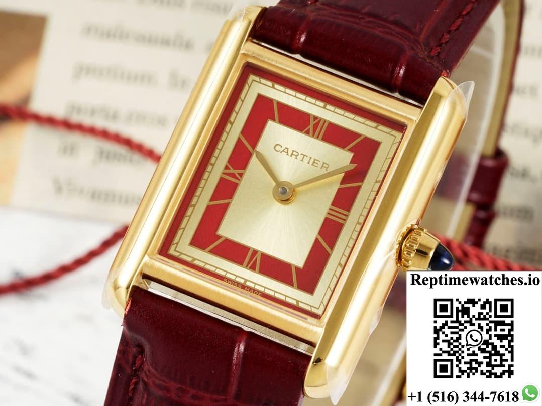 Cartier Tank WGTA0059 AF Factory Diamond Crown