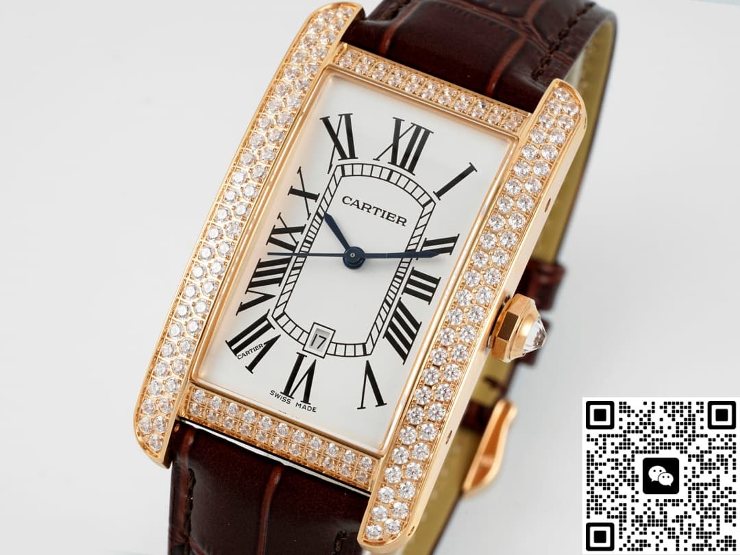 Cartier Tank WB704851 AF Factory Alligator Leather Strap