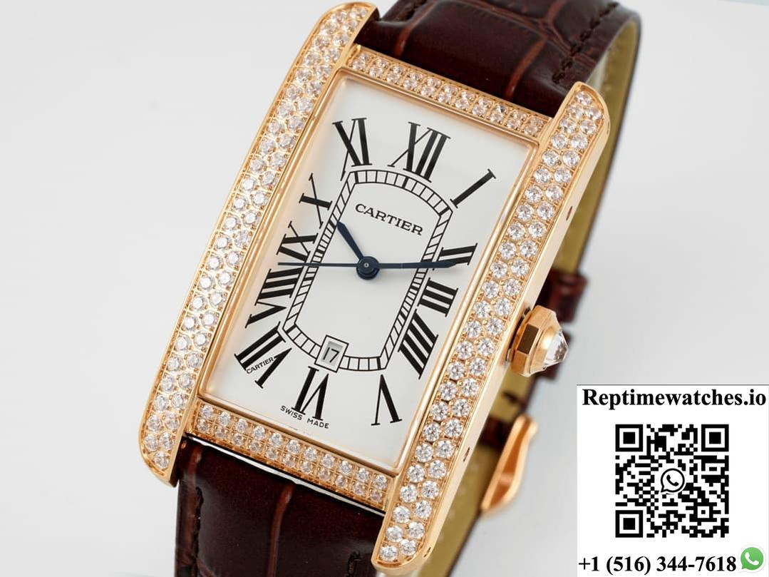 Cartier Tank WB704851 AF Factory Alligator Leather Strap