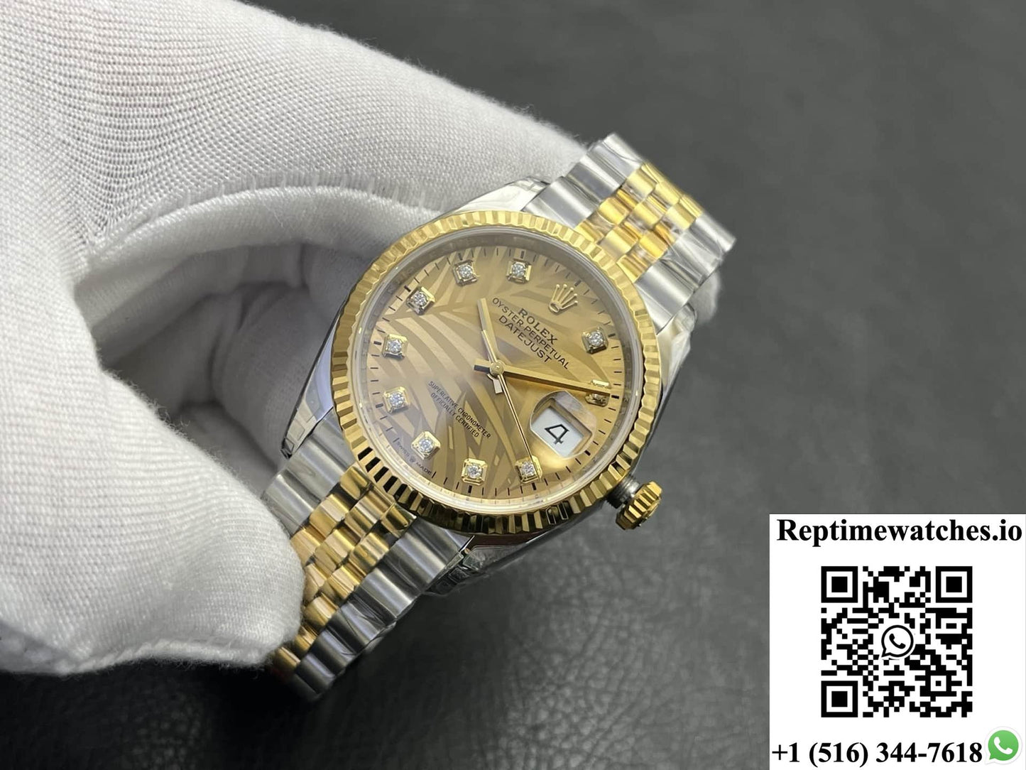 Rolex Datejust M126233-0043 VS Factory Date Display