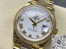 Rolex Day-Date M128348rbr-0043 8+ Factory Diamond Strap