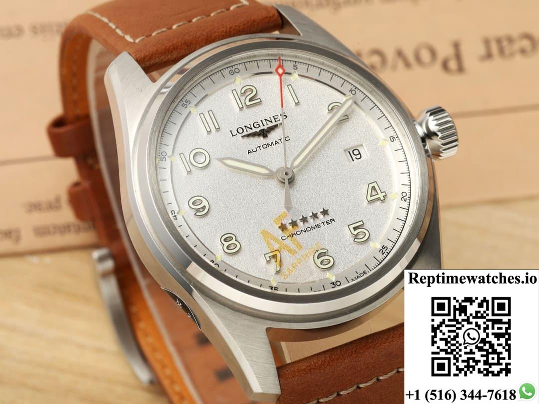 Longines Spirit L3.811.4.73.2 AF factory leather strap