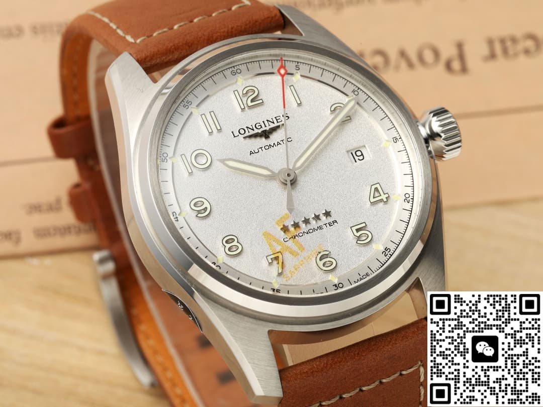 Longines Spirit L3.811.4.73.2 AF factory leather strap
