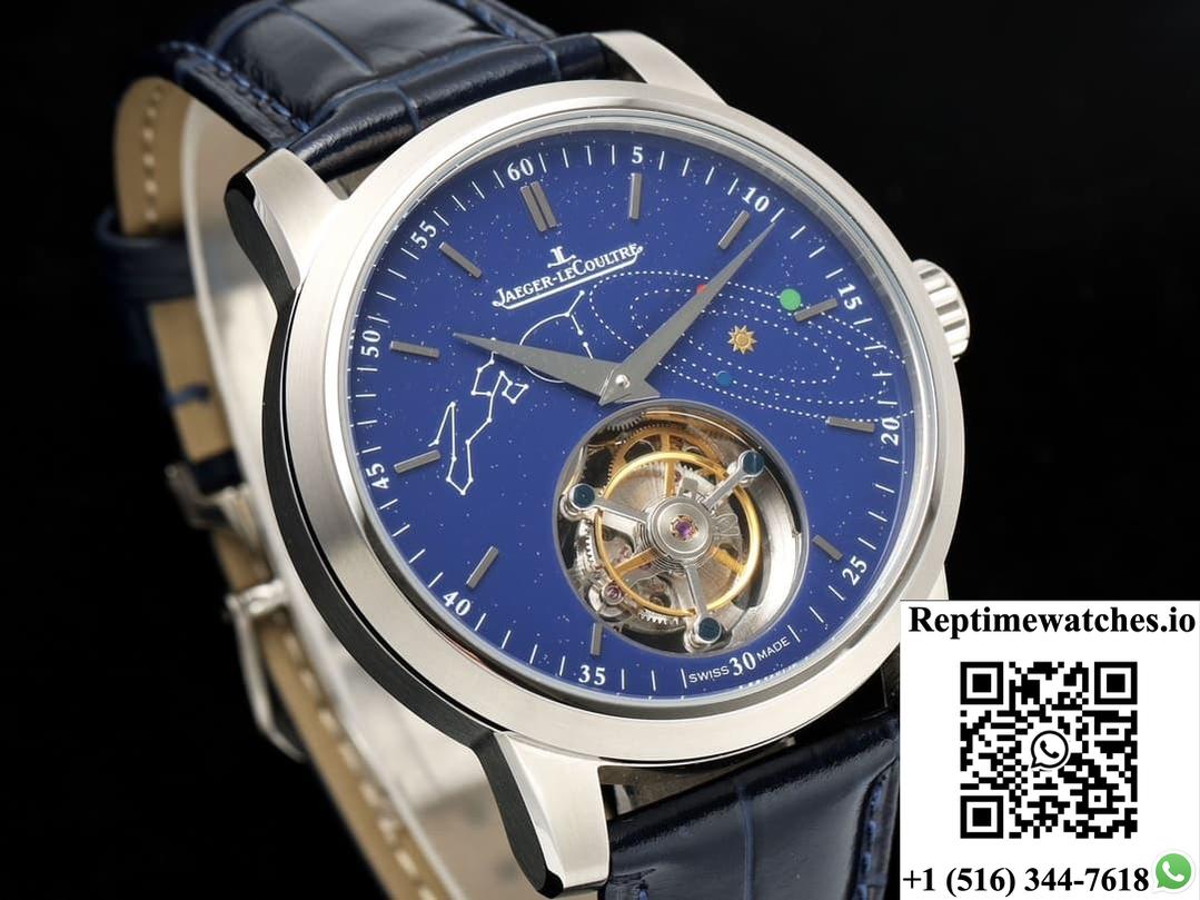 Jaeger-Lecoultre Master 16634E1 Rms Factory Tourbillon Bar Hour Markers-Rep Time Watches