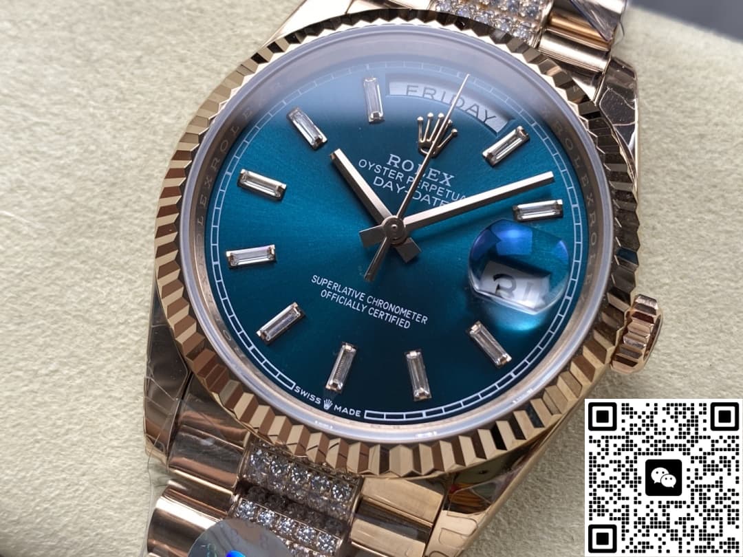 Rolex Day-Date M128235-0086 8+ Factory Week Display