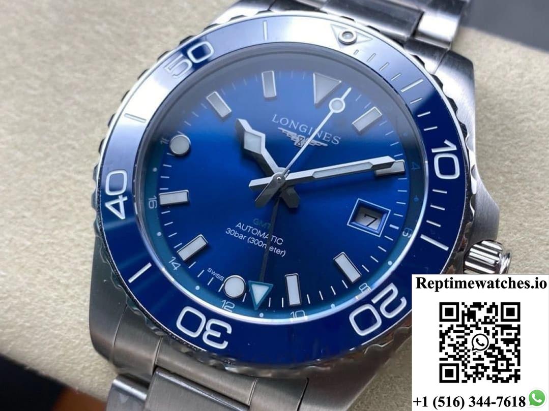 Longines Sports L3.790.4.96.6 Gr Factory Stainless Steel Case-Rep Time Watches