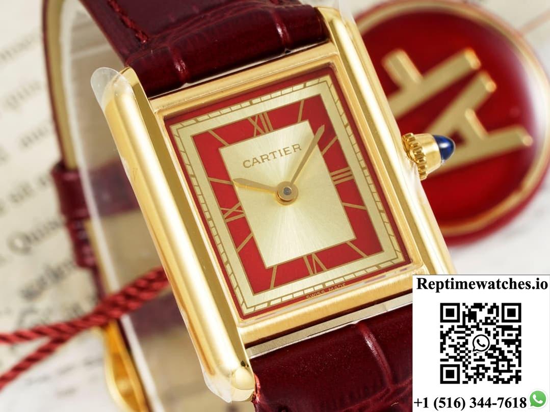 Cartier Tank WGTA0059 AF Factory Diamond Crown