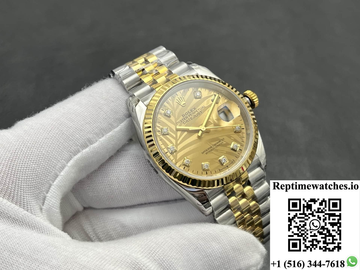 Rolex Datejust M126233-0043 VS Factory Date Display