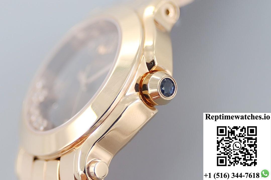 Chopard HAPPY DIAMONDS 277472-5003 YF Factory Brown Dial