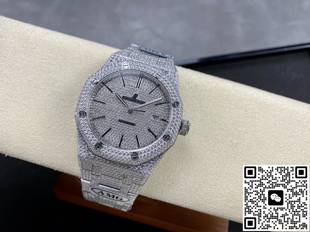 Audemars Piguet Royal Oak 15400ST.012 AMG Factory Stick Hour Markers