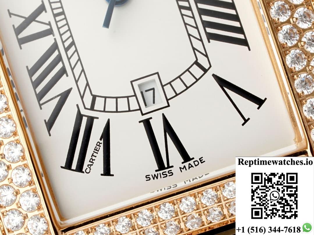 Cartier Tank WB704851 AF Factory Alligator Leather Strap