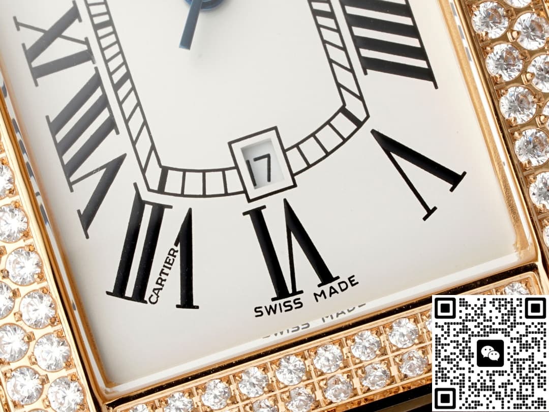 Cartier Tank WB704851 AF Factory Alligator Leather Strap