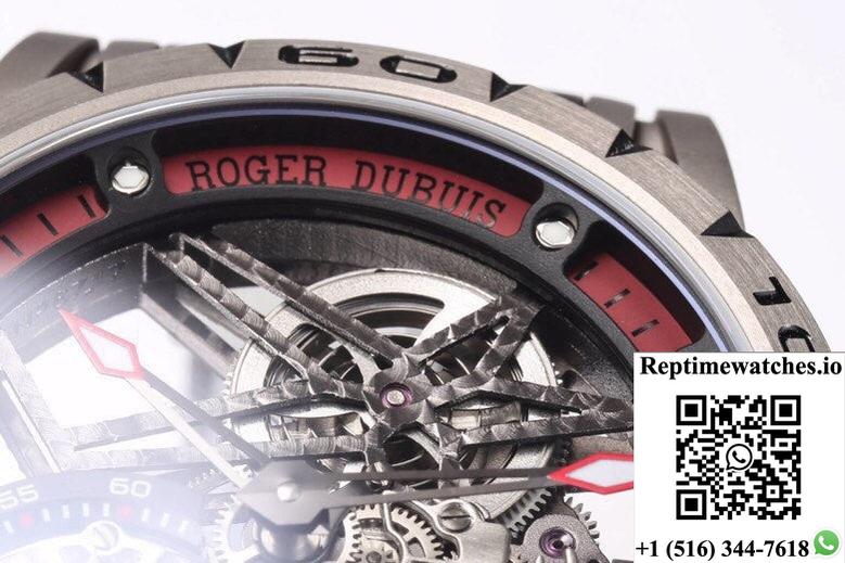 Roger Dubuis Excalibur RDDBEX0479 NEW Factory Tourbillon Hollow Dial