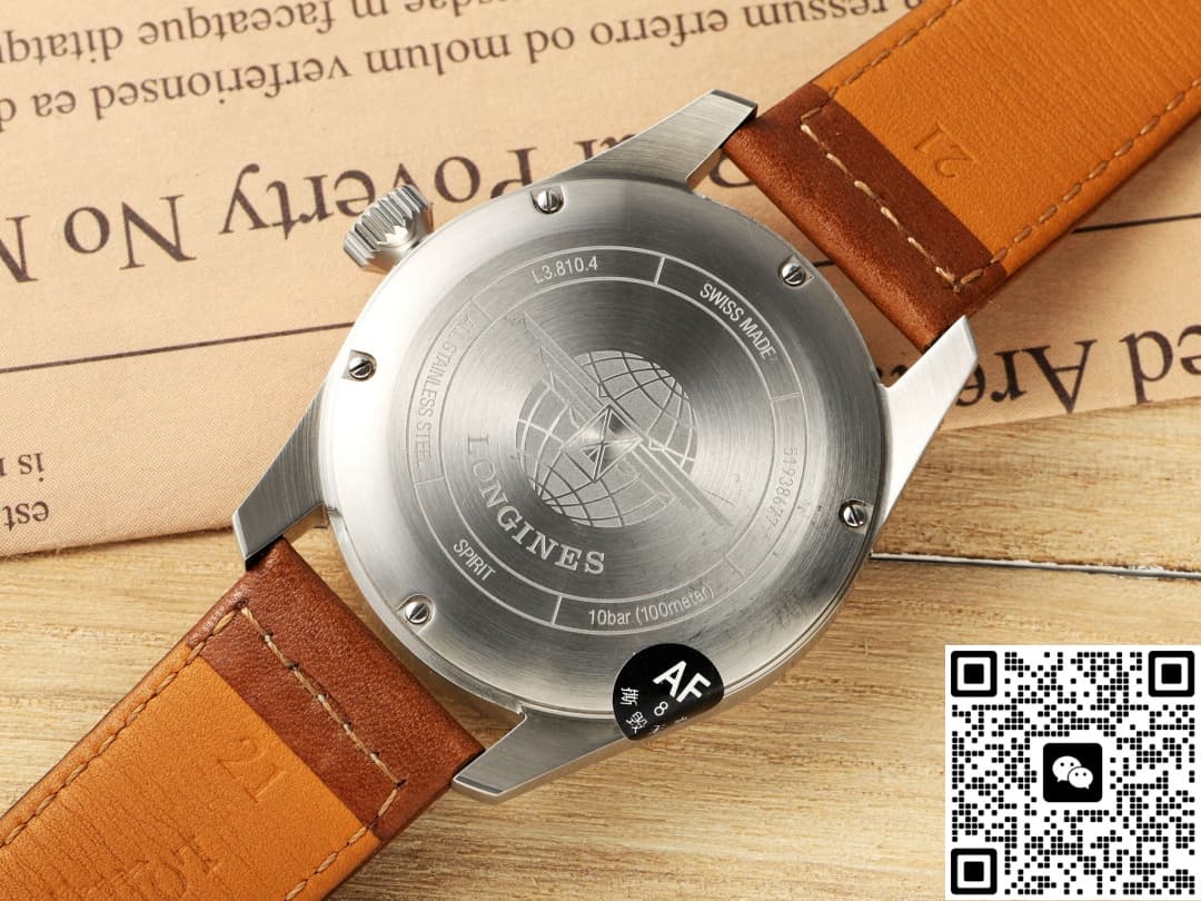 Longines Spirit L3.811.4.73.2 AF factory leather strap
