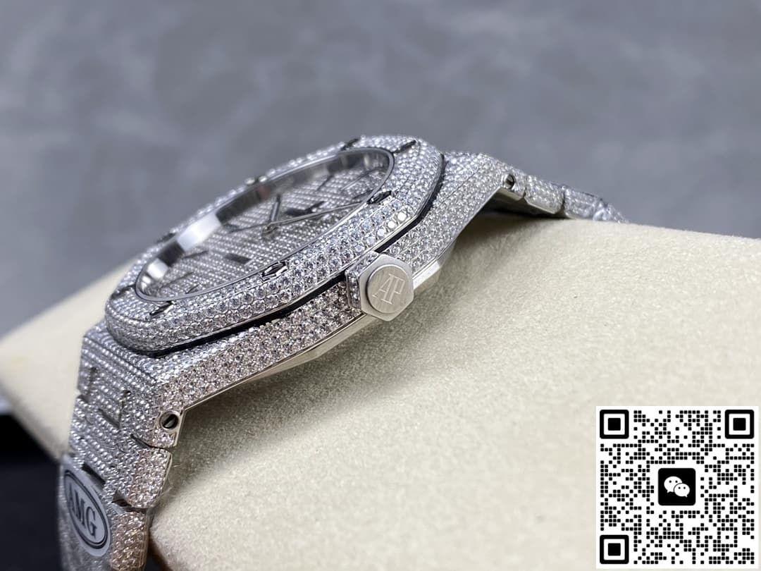 Audemars Piguet Royal Oak 15400ST.012 AMG Factory Stick Hour Markers