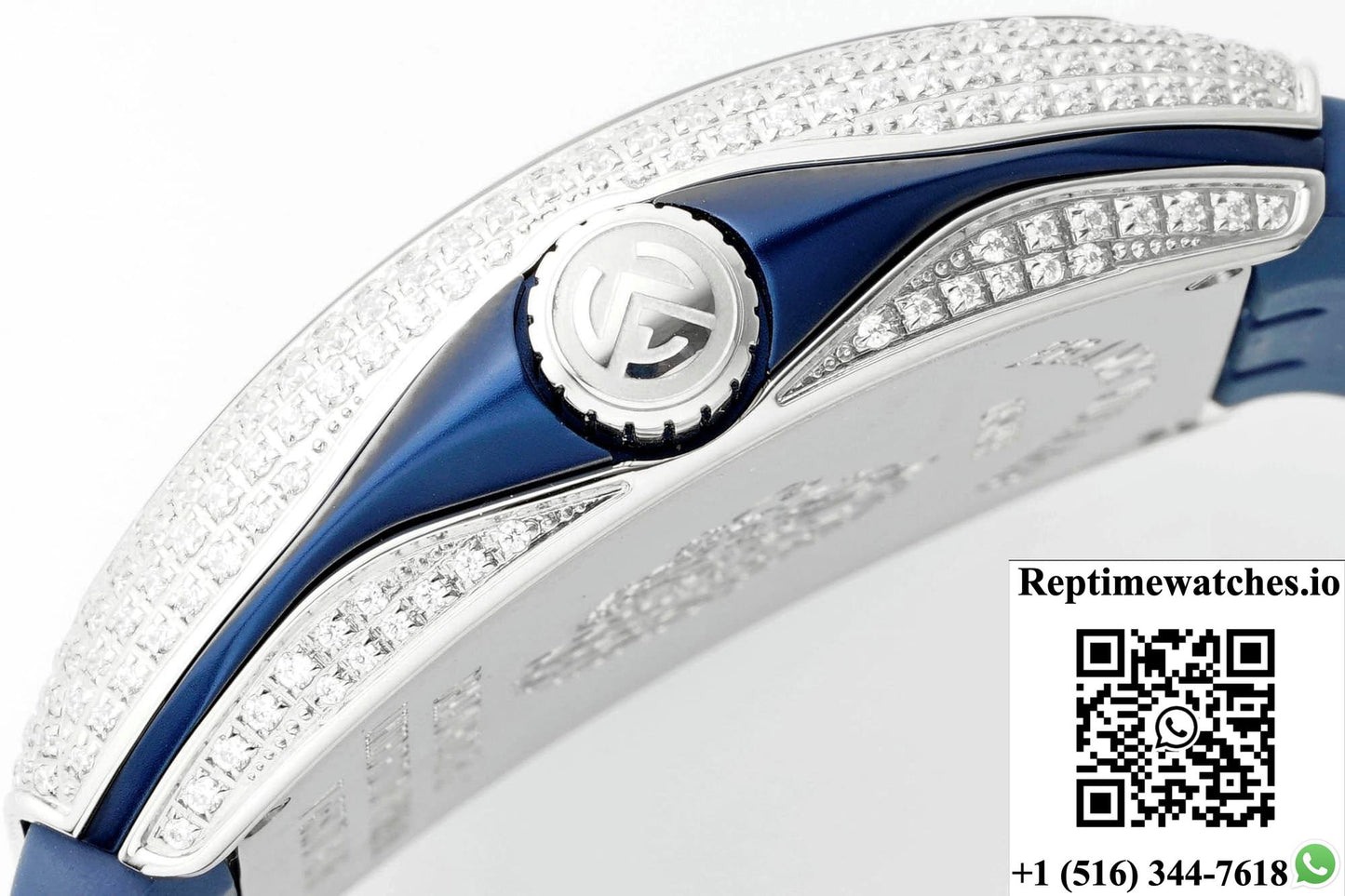 Franck Muller Vanguard ABF Factory Stainless Steel Crown