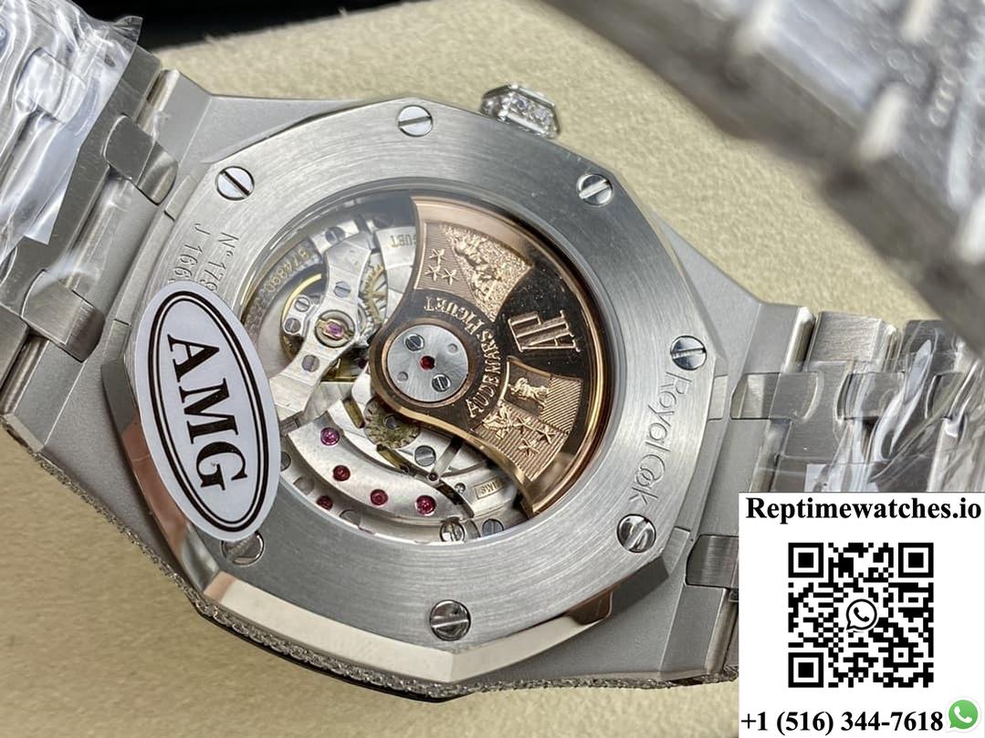 Audemars Piguet Royal Oak 15400ST.012 AMG Factory Stick Hour Markers