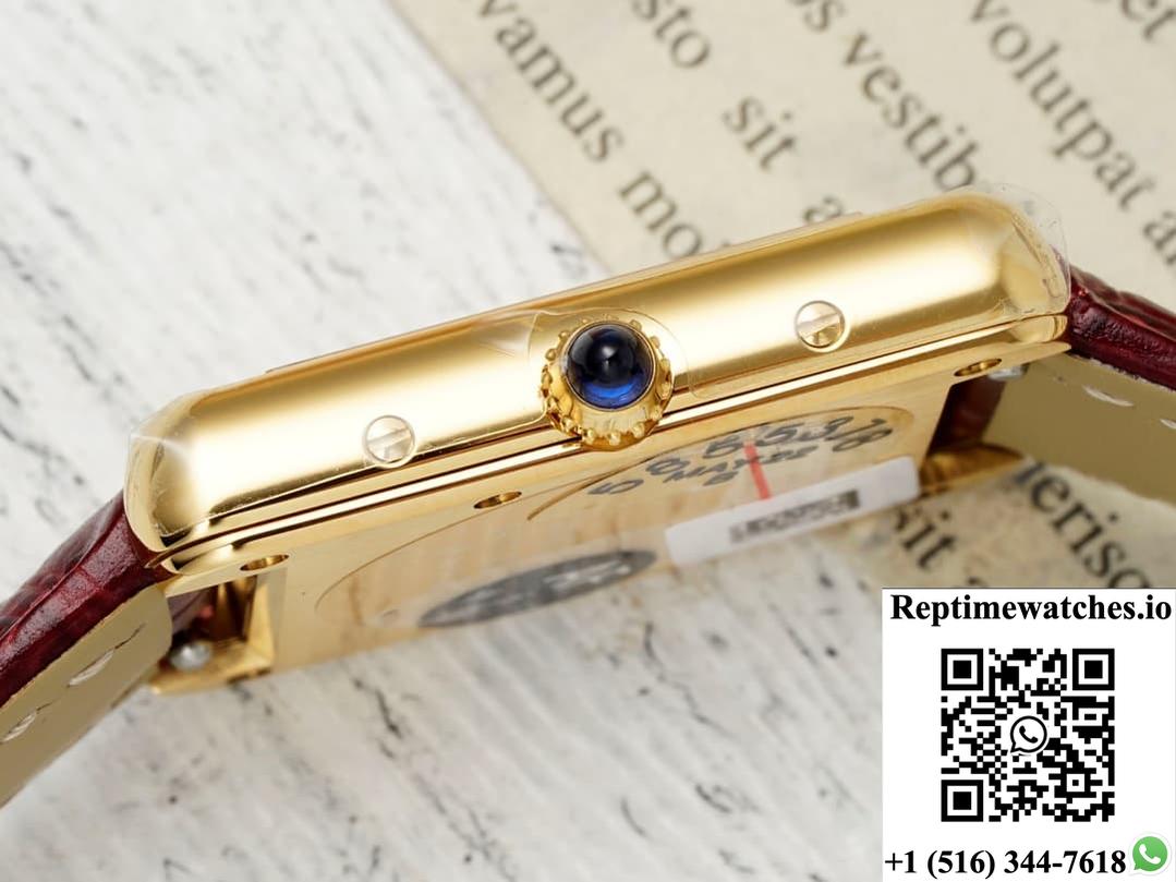 Cartier Tank WGTA0059 AF Factory Diamond Crown