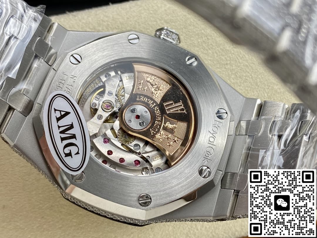 Audemars Piguet Royal Oak 15400ST.012 AMG Factory Stick Hour Markers