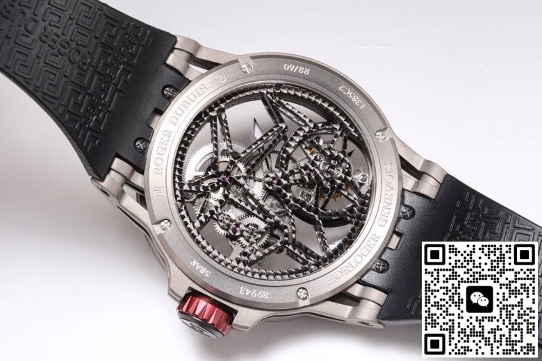 Roger Dubuis Excalibur RDDBEX0479 NEW Factory Tourbillon Hollow Dial