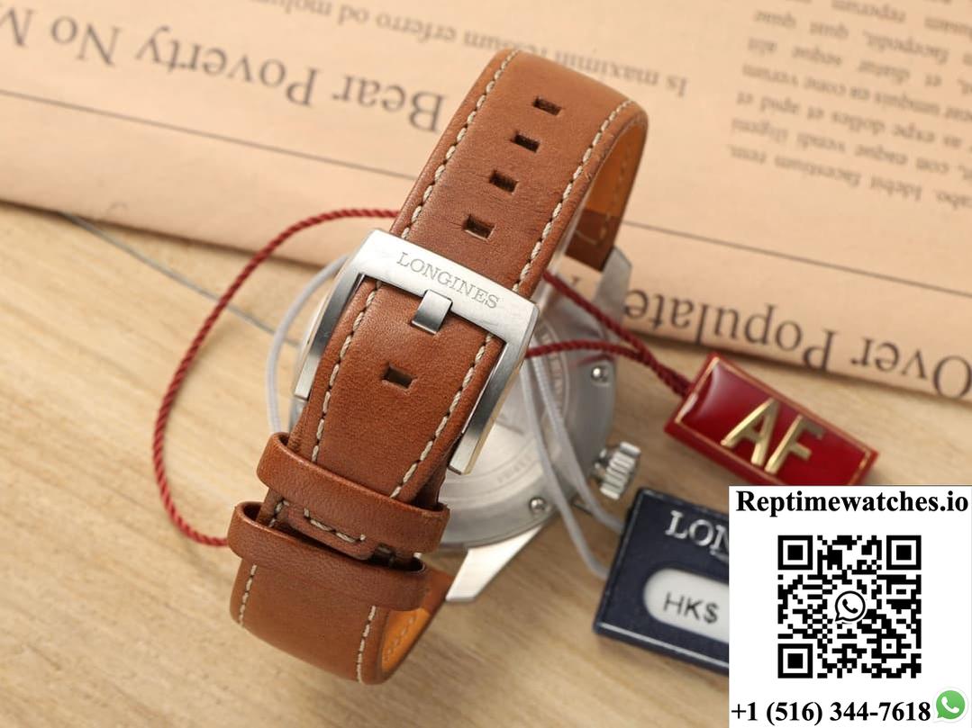 Longines Spirit L3.811.4.73.2 AF factory leather strap