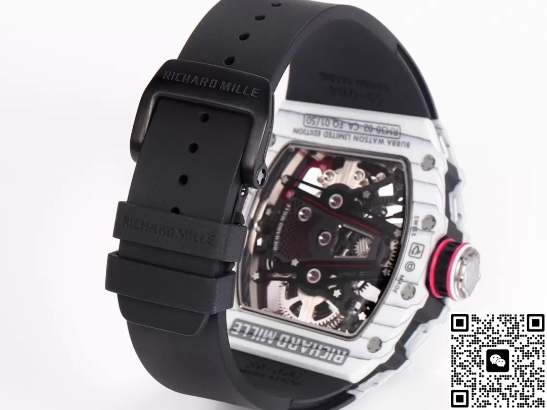 Richard Miller Men’s RM38-02 RM Factory Black Strap