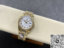 Rolex Day-Date M128348rbr-0043 8+ Factory Diamond Strap