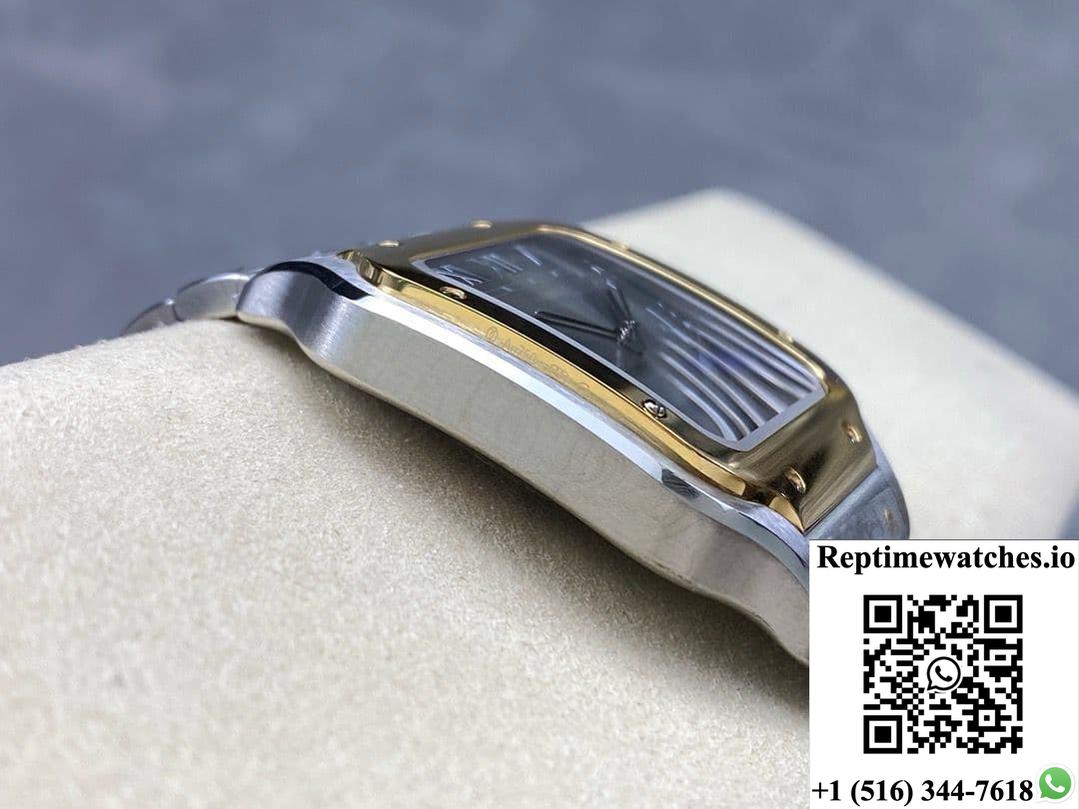 Cartier Santos W2SA0030 BV Factory Gradient Grey Dial