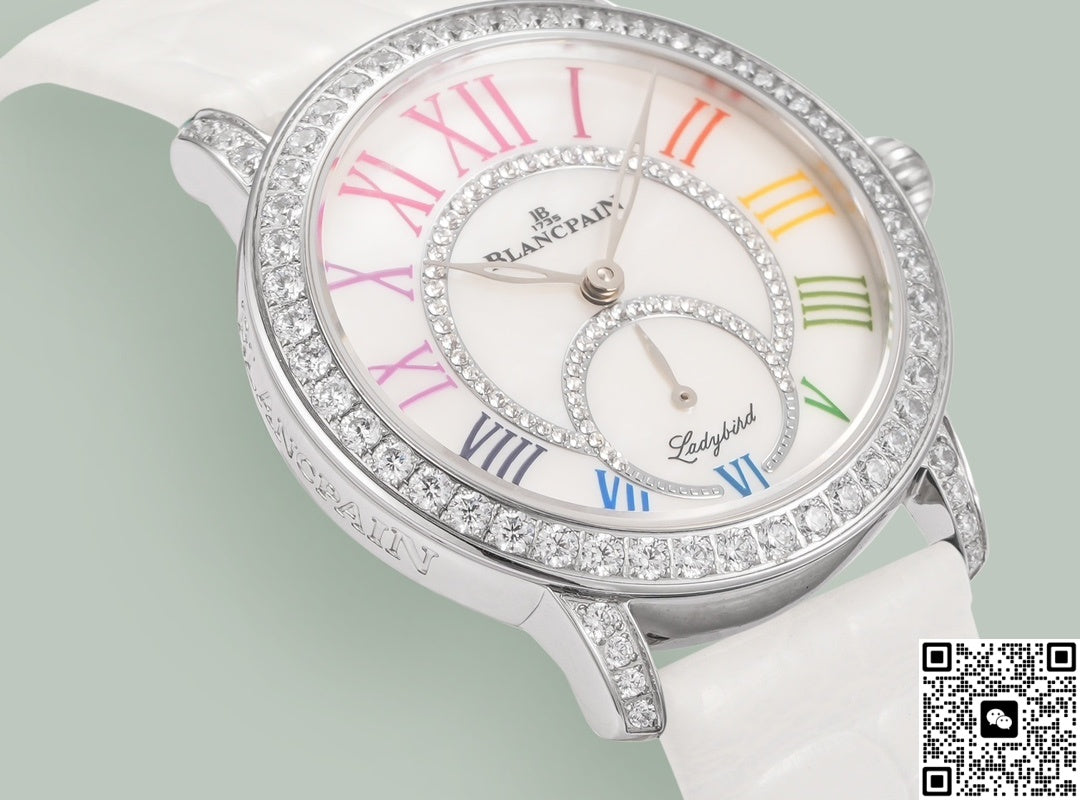 Blancpain Ladybird 3661A-1954-55B V+ Factory White Strap