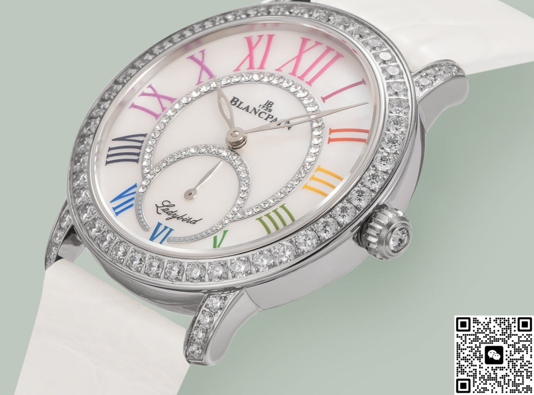 Blancpain Ladybird 3661A-1954-55B V+ Factory White Strap