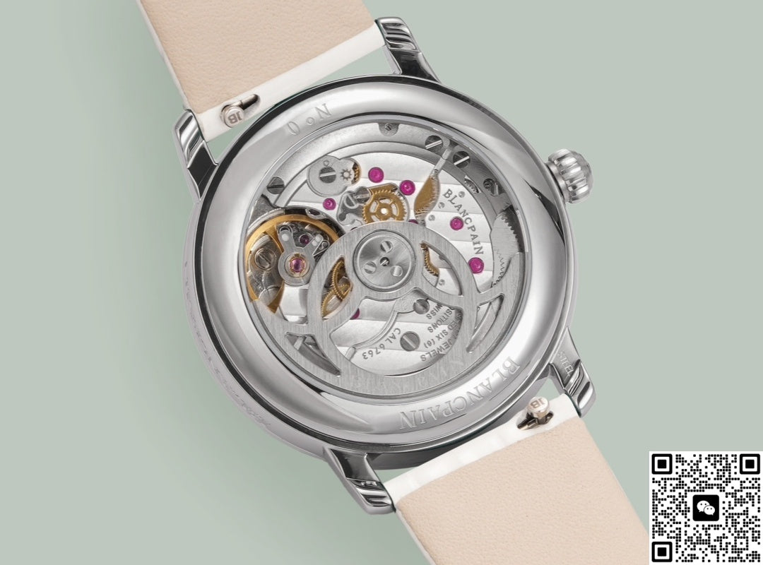 Blancpain Ladybird 3661A-1954-55B V+ Factory White Strap