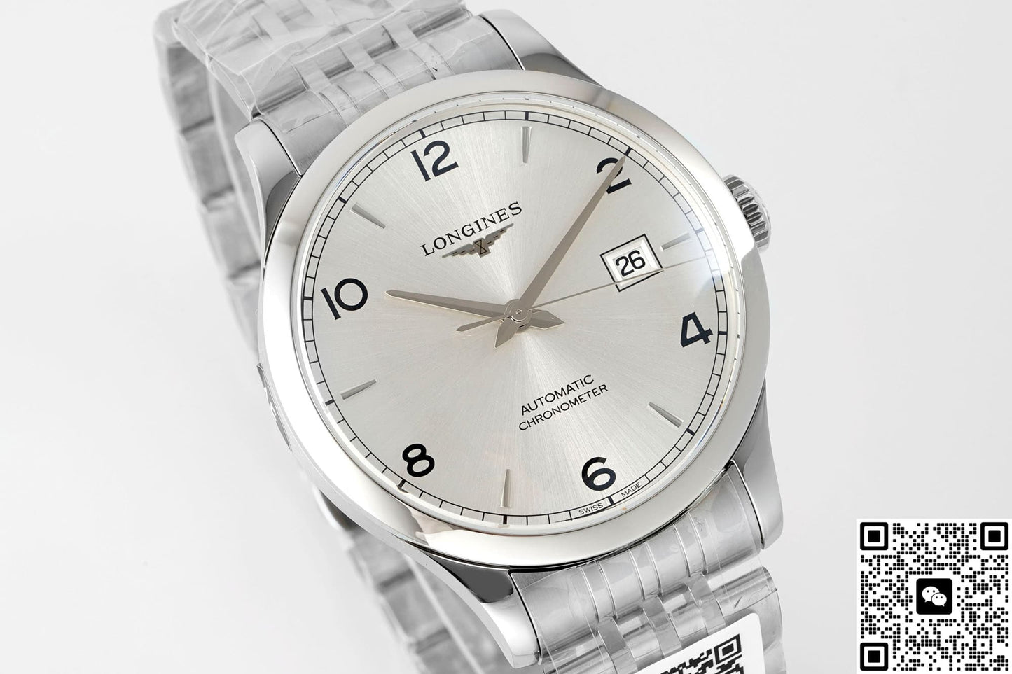 Longines Record Collection L2.821.4.76.6 AF Factory Date Display