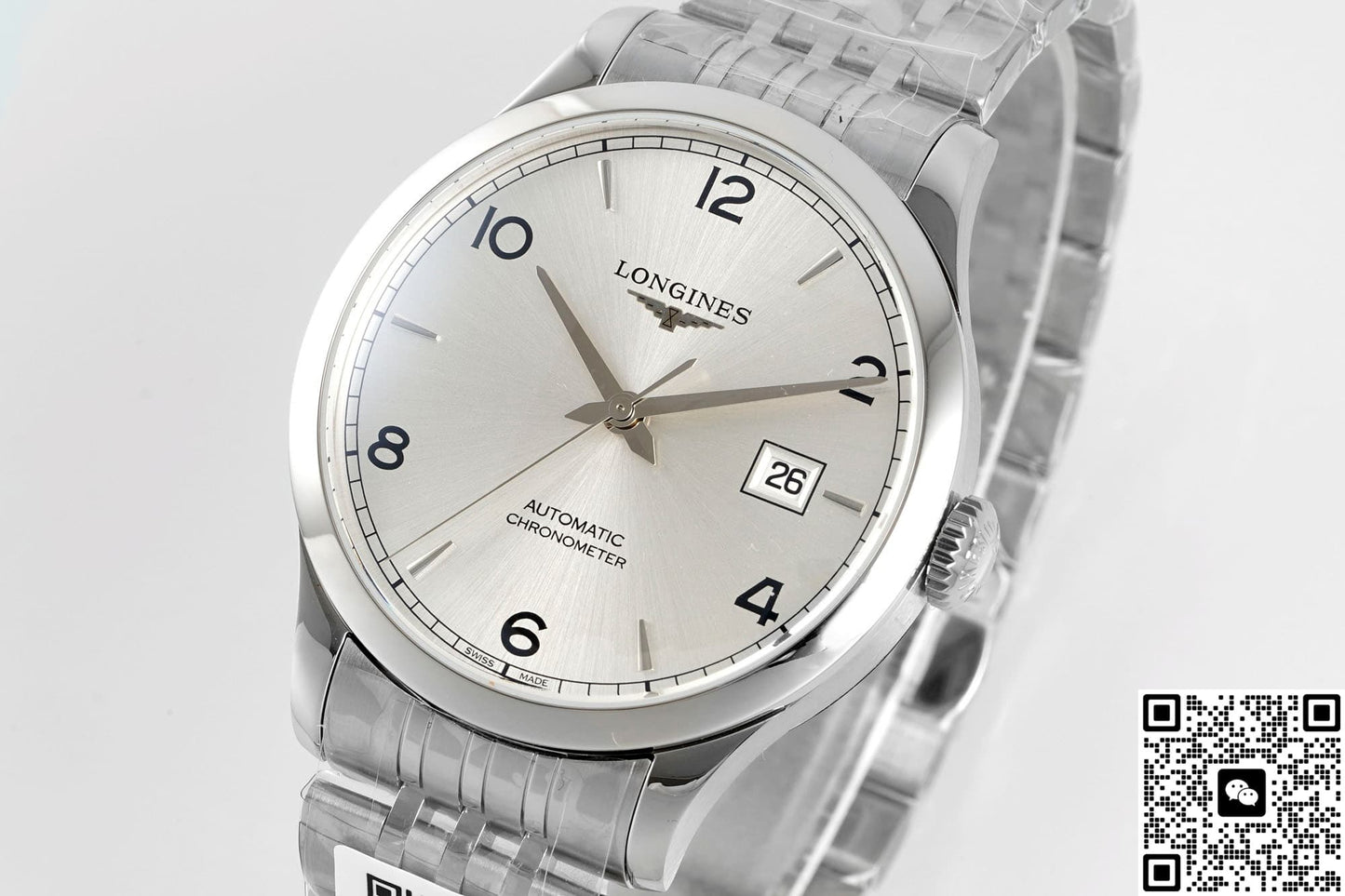 Longines Record Collection L2.821.4.76.6 AF Factory Date Display