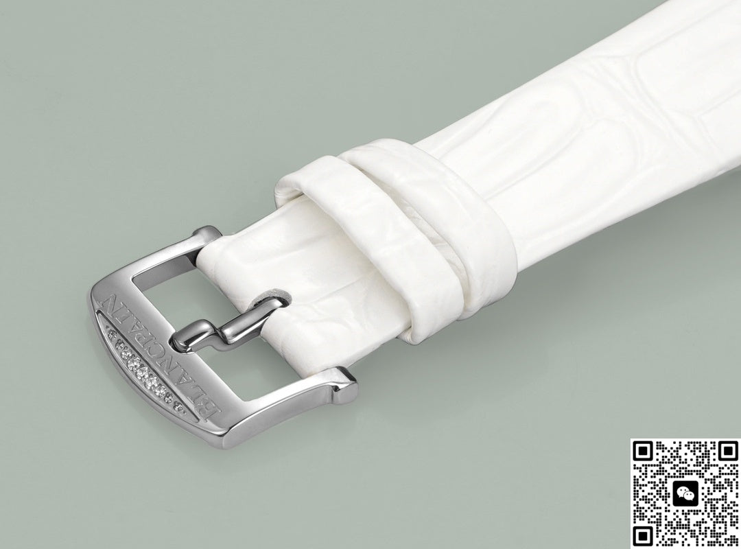 Blancpain Ladybird 3661A-1954-55B V+ Factory White Strap