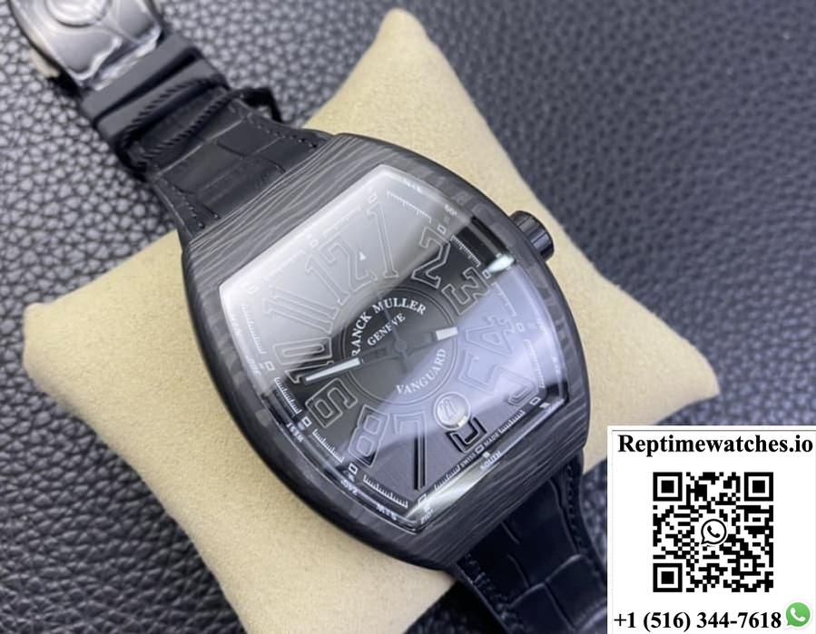 Franck Muller Men’S Collection V45 Ch Sc Carbon Abf Factory Carbon Fiber Case-Rep Time Watches
