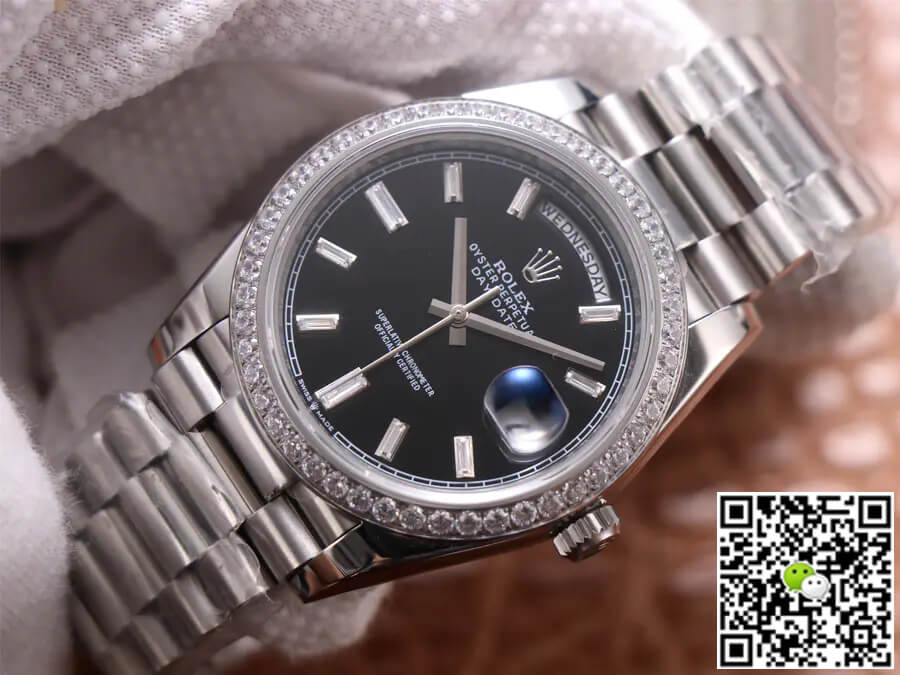 Rolex Day Date M228349RBR-0003 EW Factory Diamond Dial