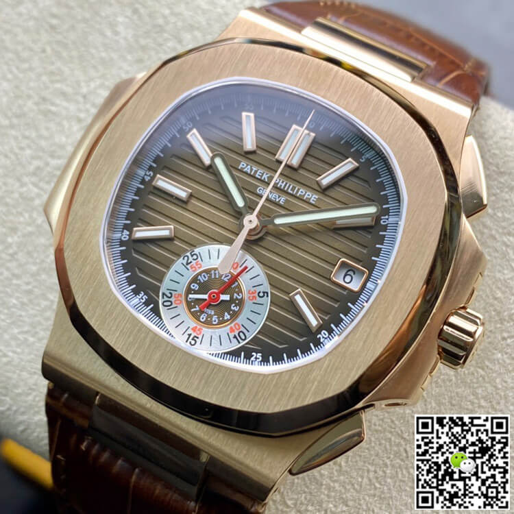 Patek Philippe Nautilus 5980R-001 3K Factory V2 Rose Gold