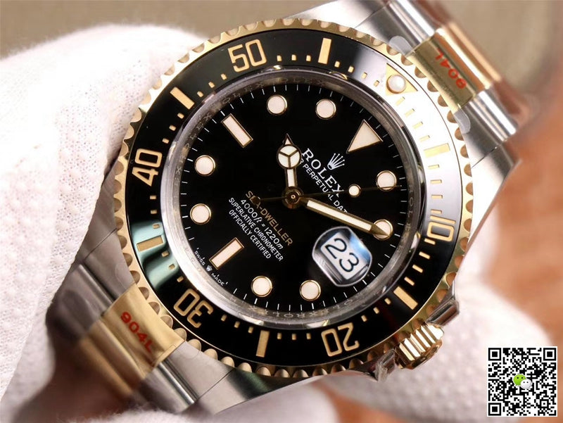 Rolex Sea Dweller M126603 V3 GM Factory Rose Gold Black Dial