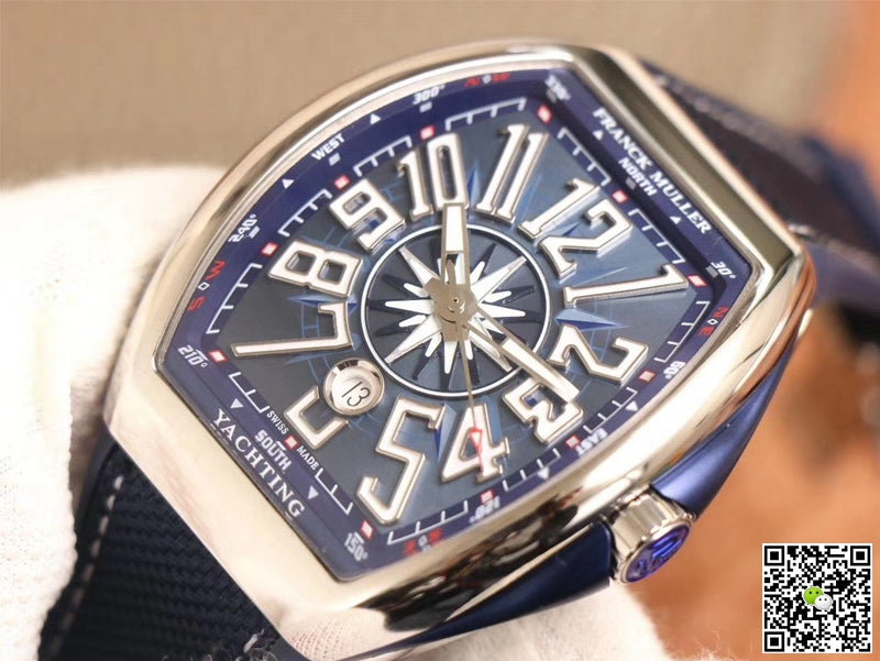Franck Muller MEN’S Collection V45 SC DT AC BL Yachting ZF Factory Blue Dial