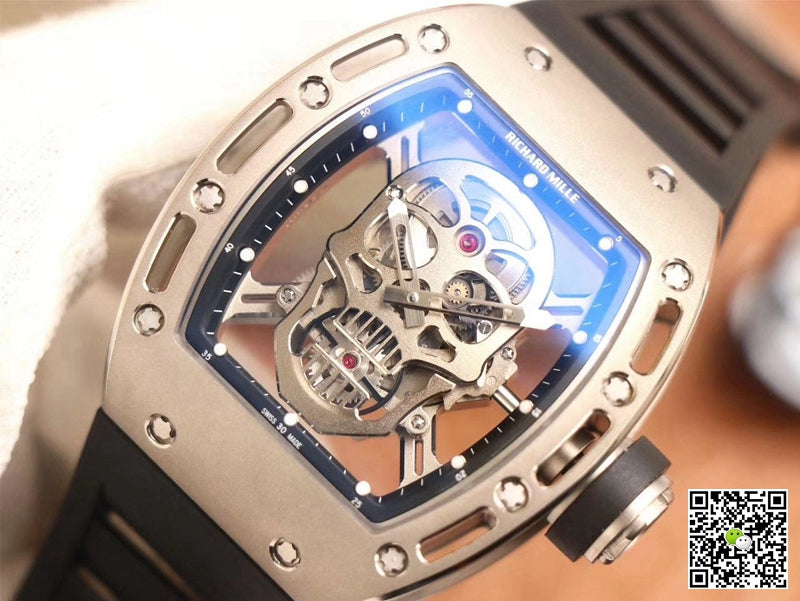 Richard Mille RM052 ZF Factory Silver Titanium Skull Dial