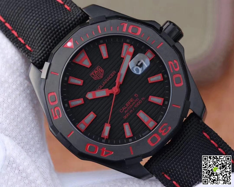 Tag Heuer Aquaracer WAY208C.RHZ4937 V6 Factory Black Dial