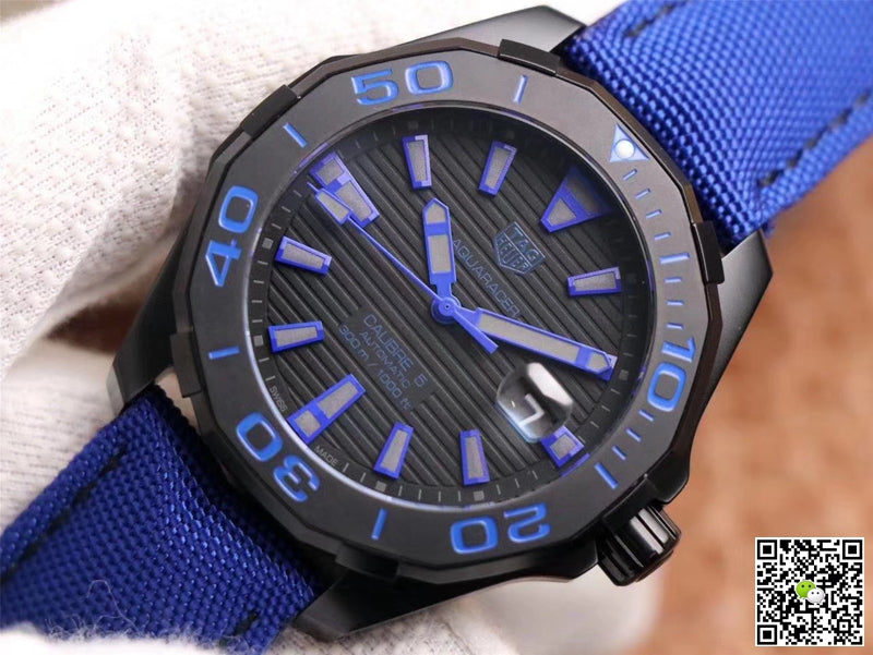 Tag Heuer Aquaracer WAY208C.RHZ4752 V6 Factory Black Dial