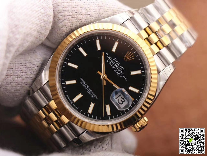 Rolex Datejust 126233 EW Factory Black Dial