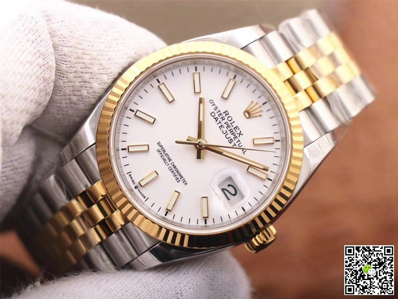 Rolex Datejust M126233-0019 EW Factory White Dial